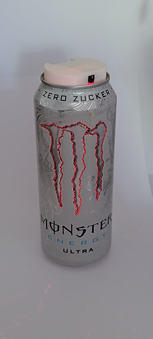DIY Dosenlampe, leuchtende Monster Dose